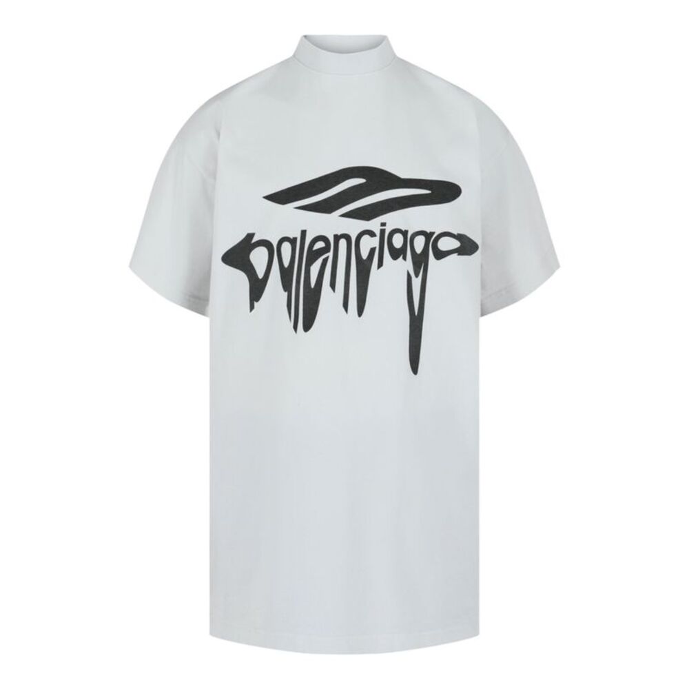 Balenciaga 3B Liquified Vintage Oversized T-Shirt Multi Mens